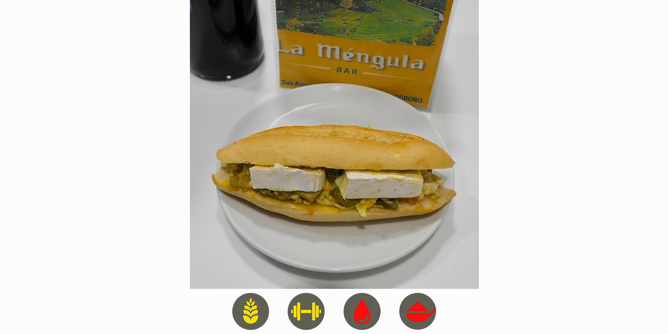 Revuelto de ajetes con queso Brie